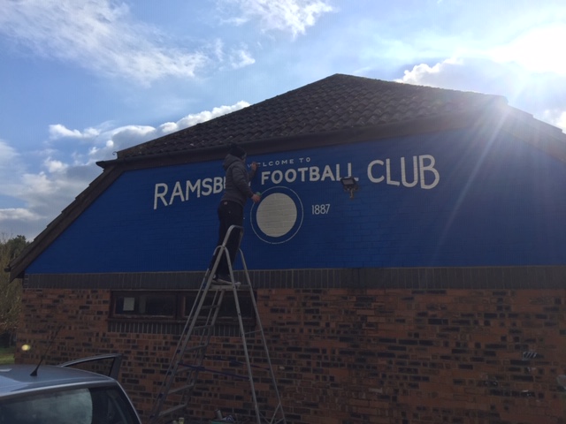 Ramsbury Football Club Commission New Club Sign