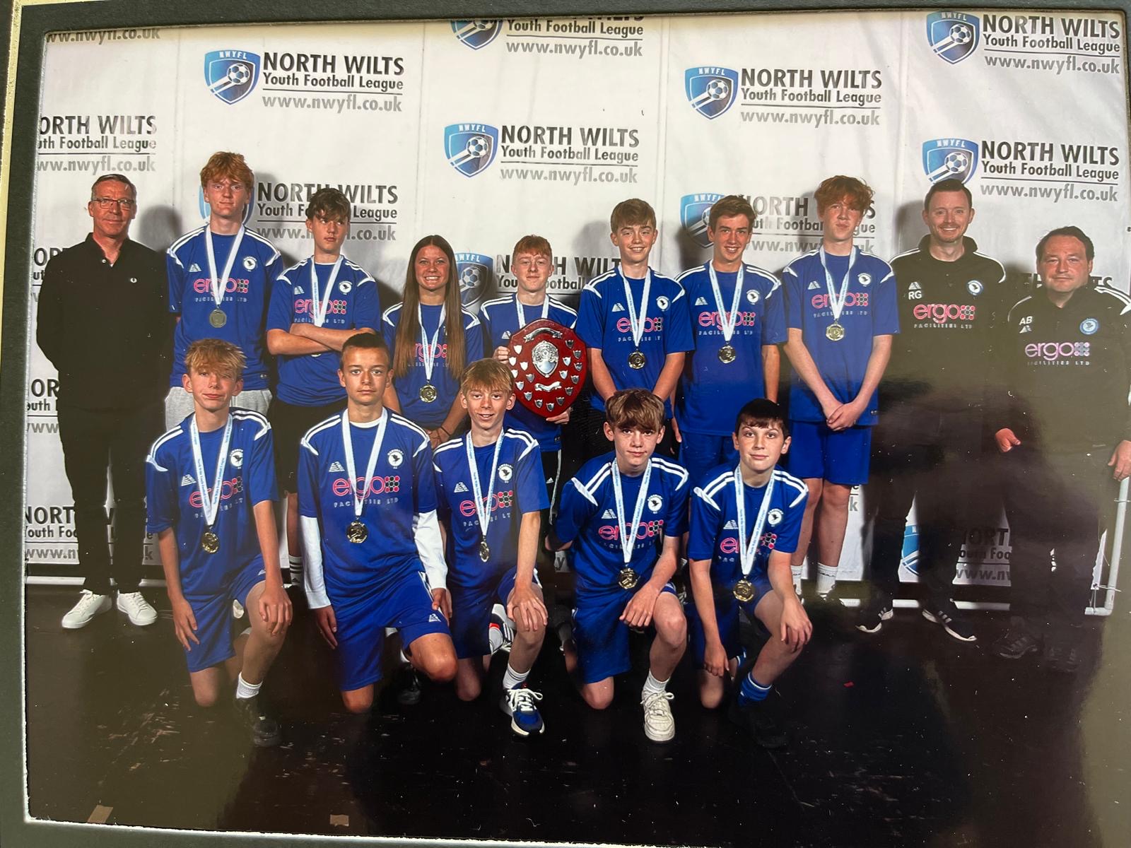 Ramsbury FC U14s win North Wilts Youth Football League Div Award for 2023-2024 Season